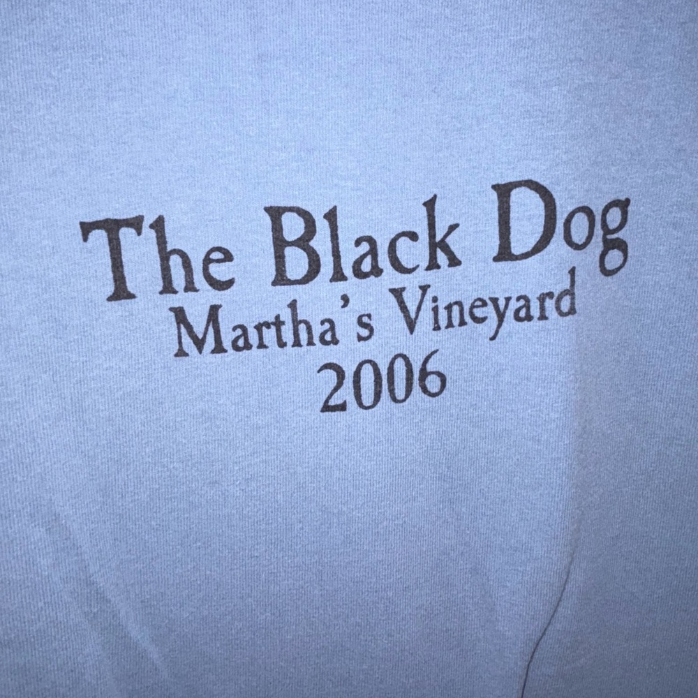 The Black Dog Blue Crewneck Tee